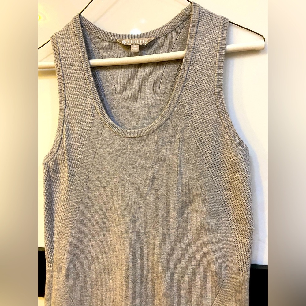 Athleta Maxi Grey Sweater Dress